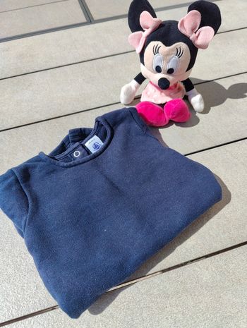 Jolie robe bleu marine petit bateau 18 mois