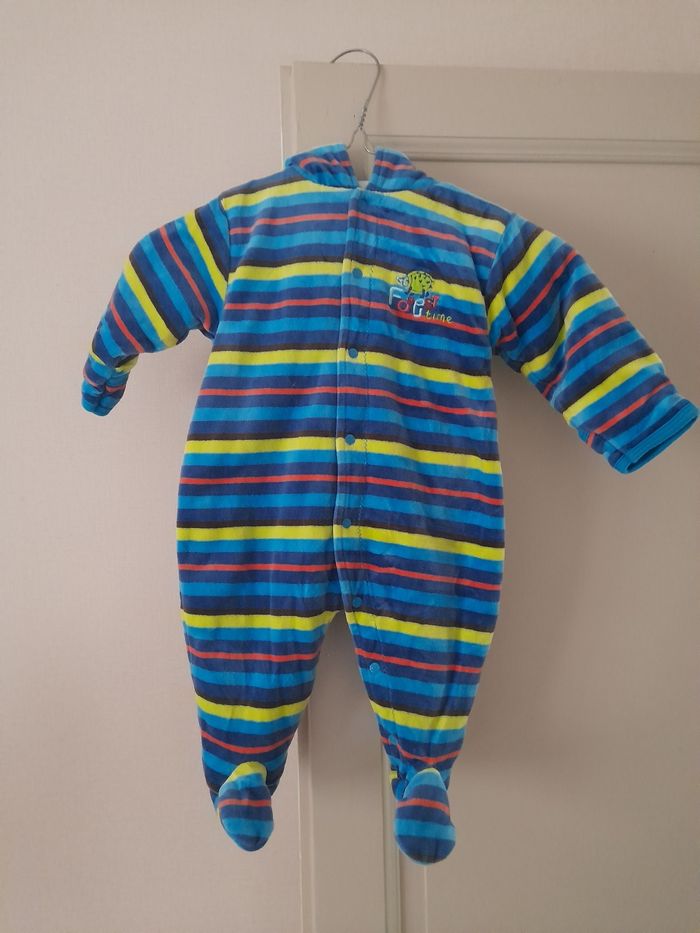 Combinaison à capuche garcon hiver