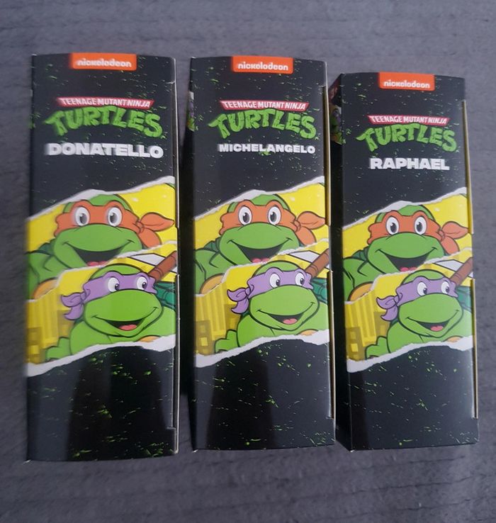 Lot de figurines collection tortues ninja nickelodeon neuves en boite - photo numéro 2
