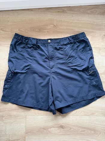 Short Columbia Randonnée & Plage – Bleu Marine – Nylon Séchage Rapide – Taille L (40/42)