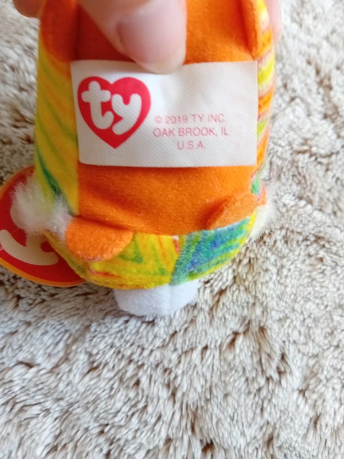 Peluche tigre multicolore - photo numéro 7