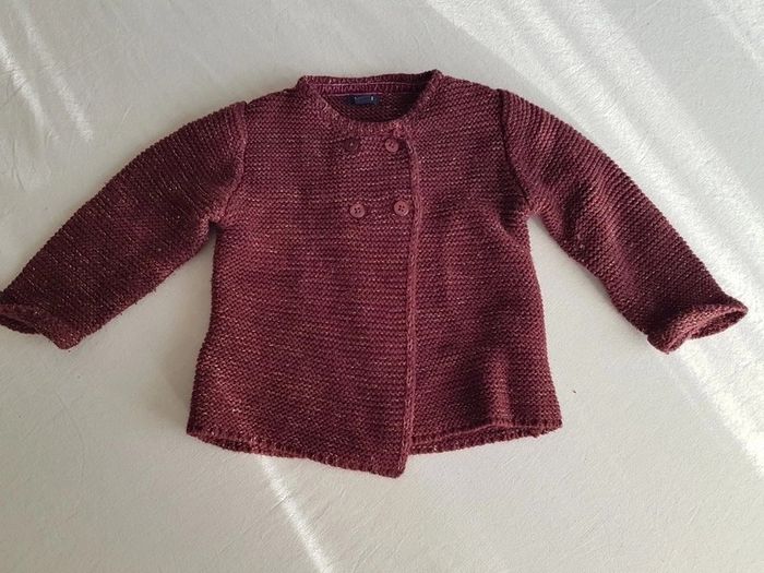 Gilet fille 12 mois