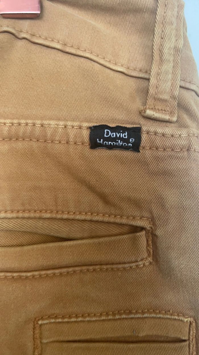Pantalon moutarde chino parfait état - photo numéro 4