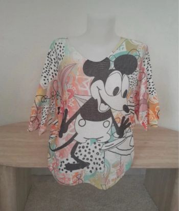 Pull oversize ajouré Mickey vintage