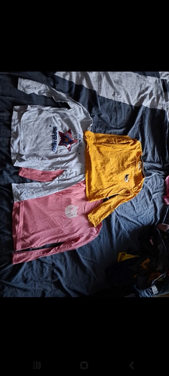 3 T-shirt manches longues