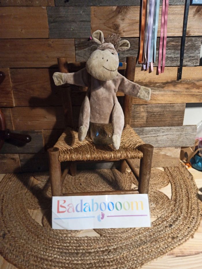 Peluche marionnette âne Ploni tbe