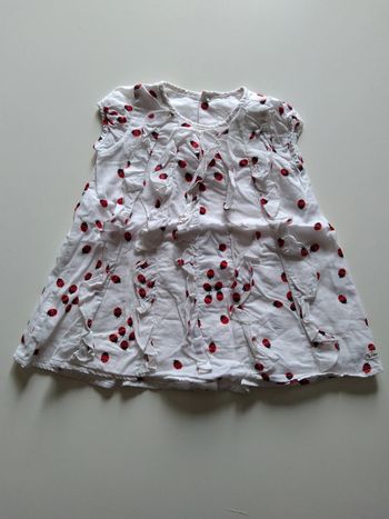 robe imprimé coccinelle Jean bourget fille 9 mois