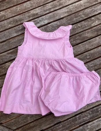 Ensemble robe + bloomer Jacadi – 12 mois