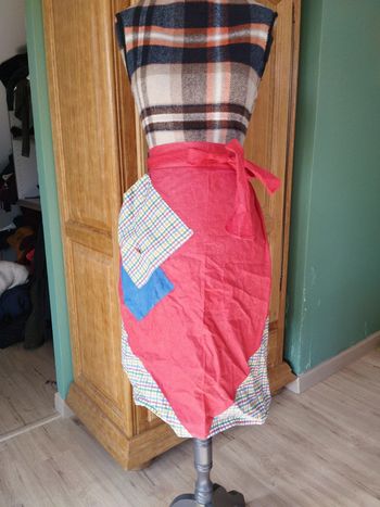 Tablier de cuisine vintage coton taille unique