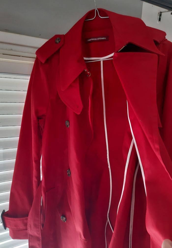 Trench rouge Comptoir des Cotonniers - photo numéro 2