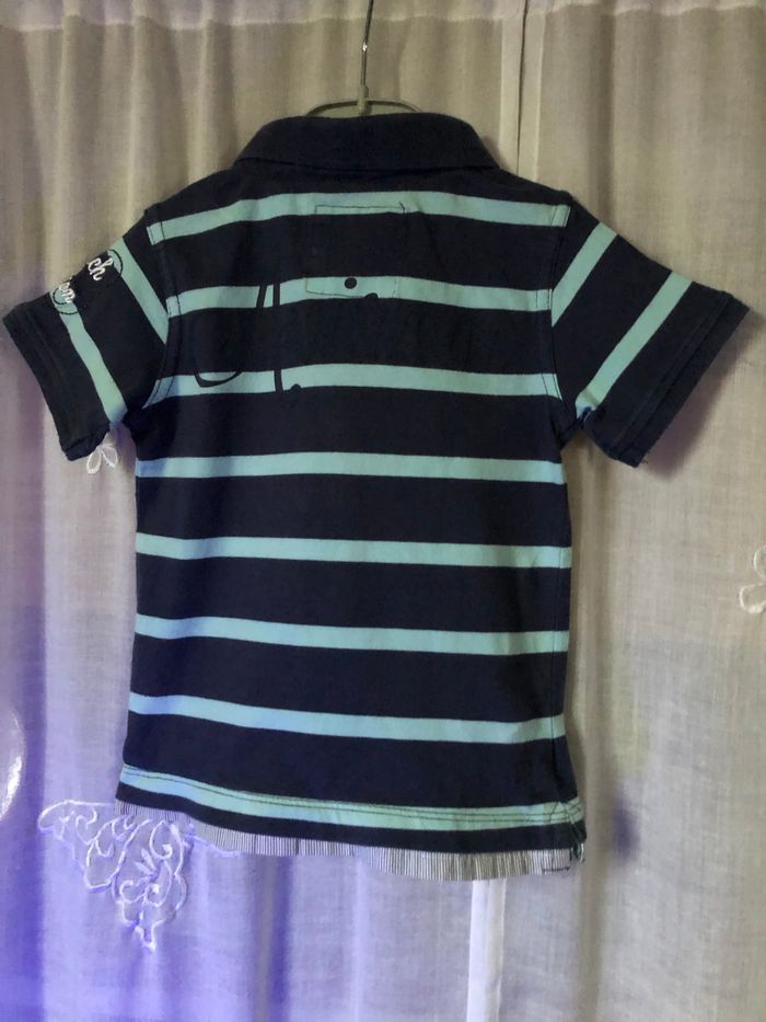 T-shirt polo chemise aviron 2 ans - photo numéro 4