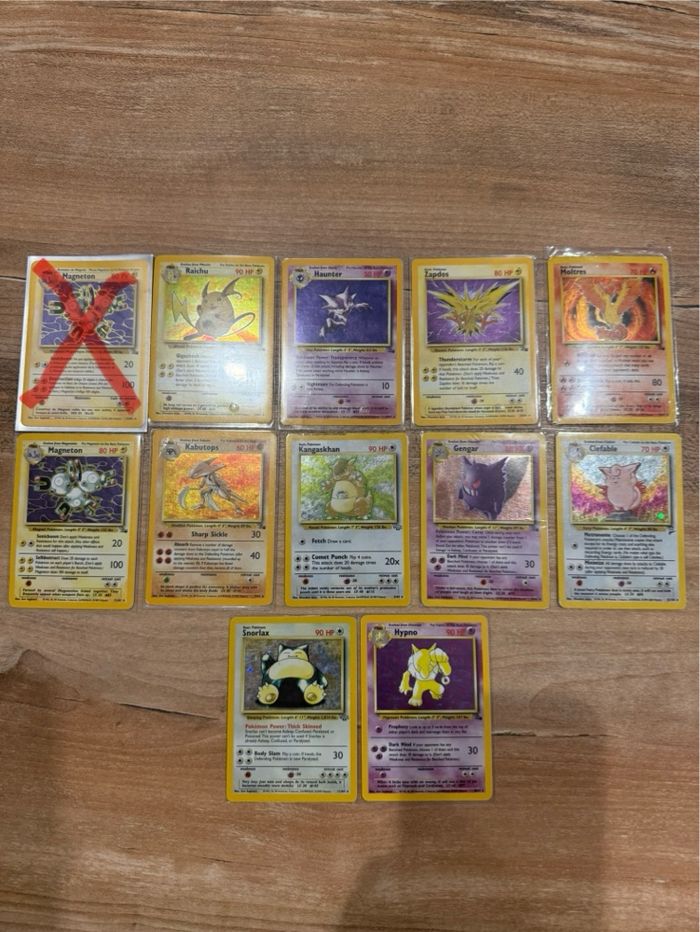 Lot carte Pokémon holographique wizard - photo numéro 3