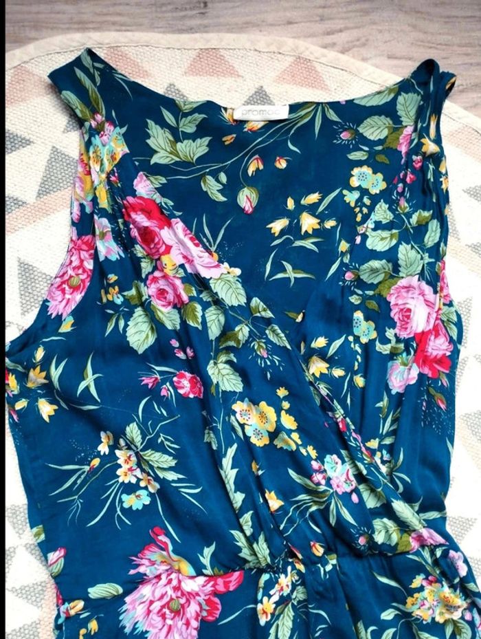 Robe Promod - Bleue fleurie - 38 - Excellent état - photo numéro 6