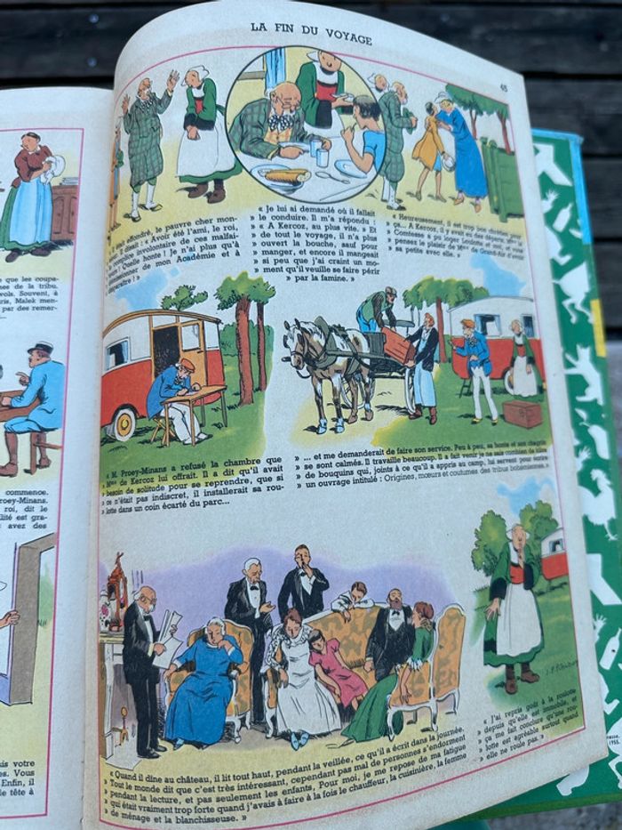 Livre ancien album Bécassine en roulotte éditions Gautier Languereau vintage 1955 - photo numéro 10