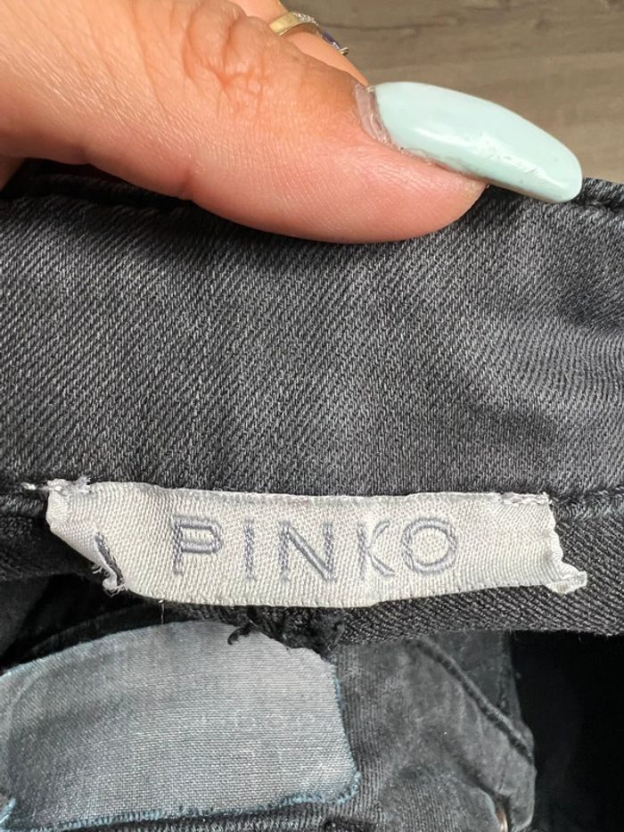 🖤 pantalon  slim noir délavé  Pinko – Taille 36 SOLDÉ -50% 🖤 - photo numéro 2