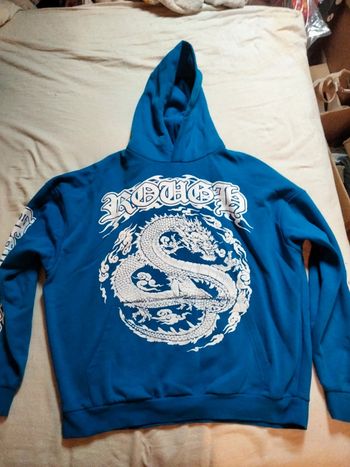 Sweat à capuche oversize FSBN motif dragon taille M