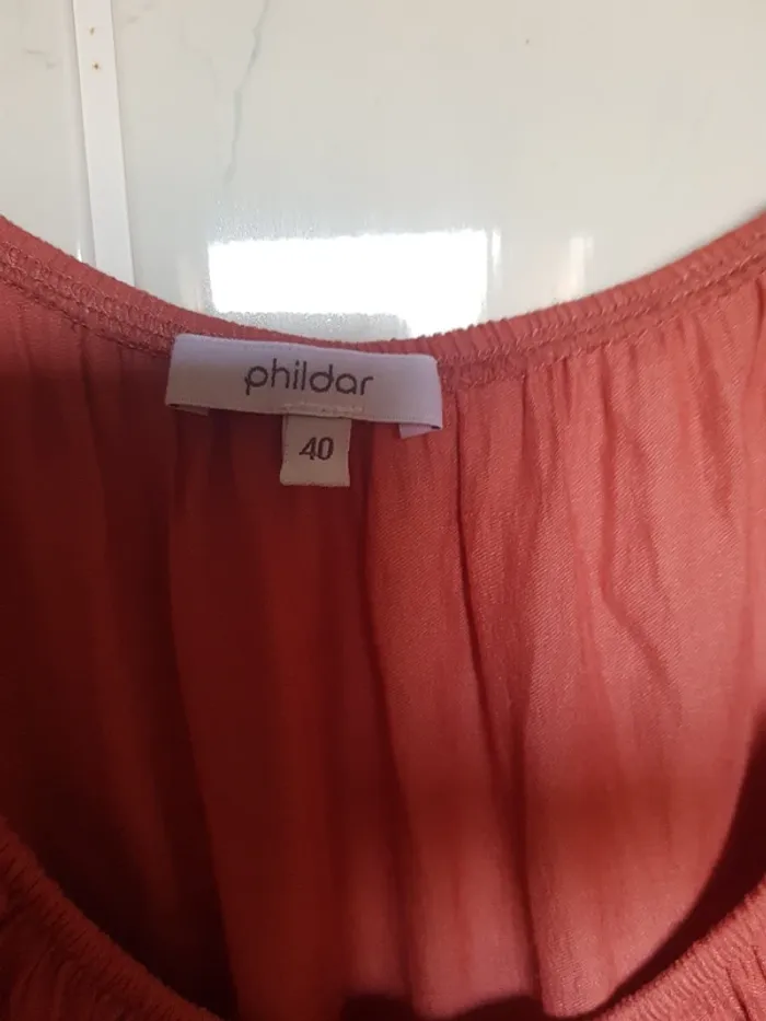 Haut phildar saumon foncé - photo numéro 3