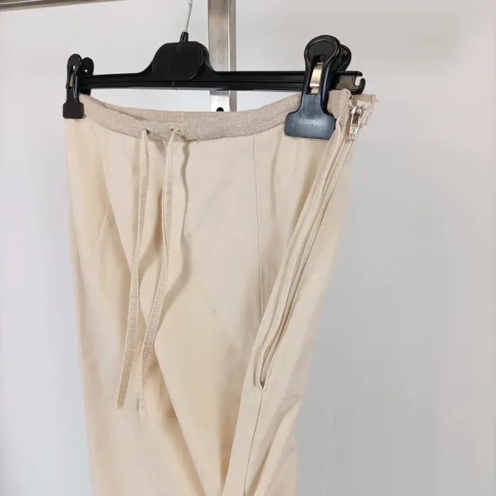 Jupe longue beige à cordon taille M estimée - Cimarron Folk Art A377 - photo numéro 4