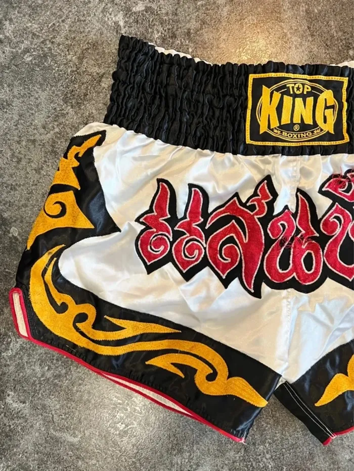 Short boxe homme Top King taille L Pantalón boxeo hombre Pantaloncini uomo Boxershorts Herren - photo numéro 2