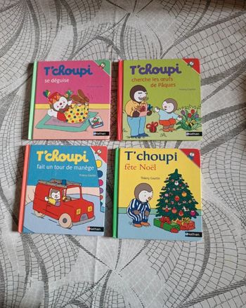 Lot de 4 livres T'choupi, très bon état (3)