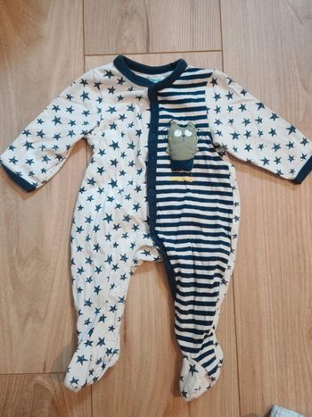 Pyjama 1 pièce 1 mois