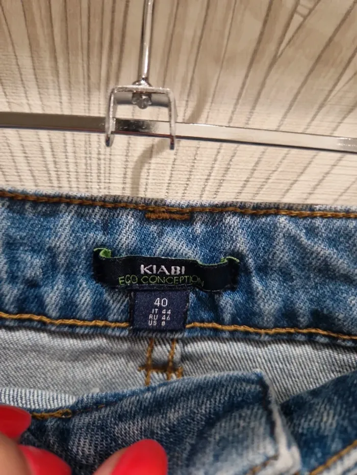 Jolie jupe en jean Kiabi taille 40 - photo numéro 3