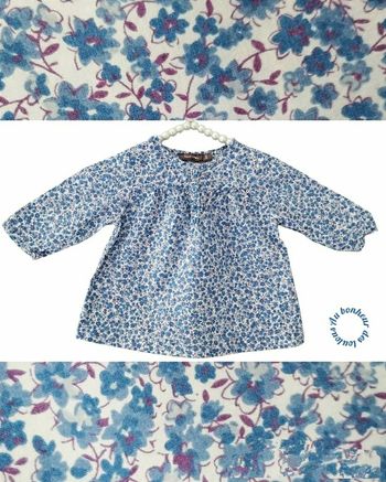 6 mois blouse bout'chou monoprix