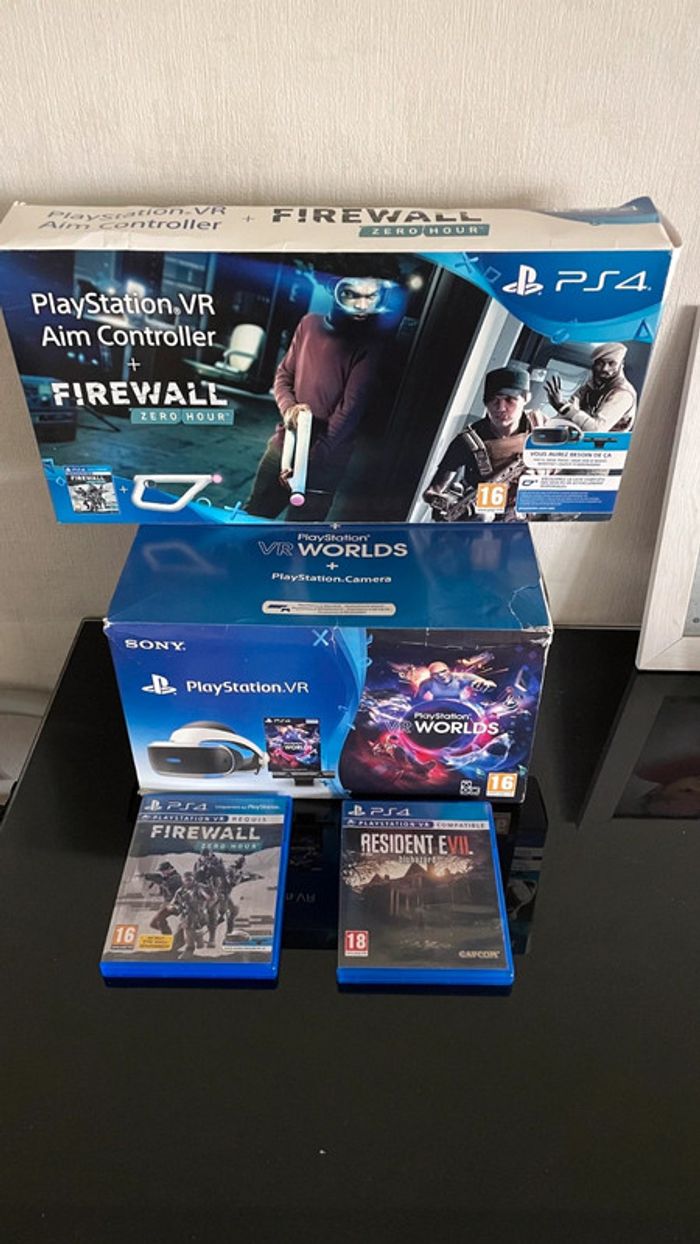 Gros PACK Playstation VR World + Aim Controller( idée cadeau)
