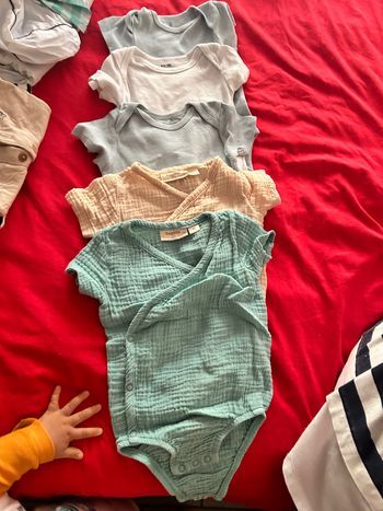 Lot de 5 body manches courtes