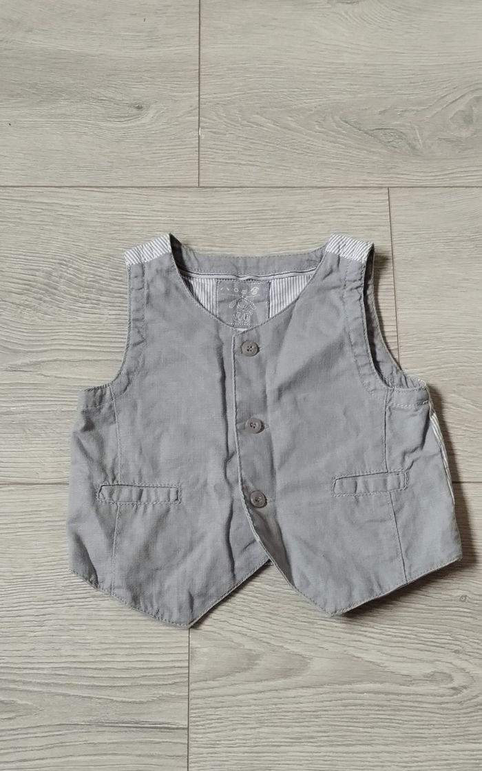 Gilet sans manche garçon 12 mois obaibi