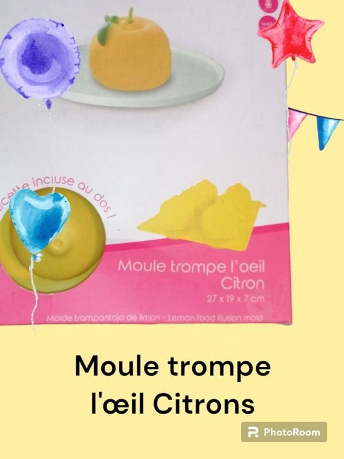 Très beau moule trompe l'œil citron 🍋🍋 Qualité professionnelle