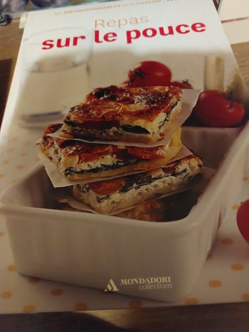Livre de recettes  repas sur le pouce 
