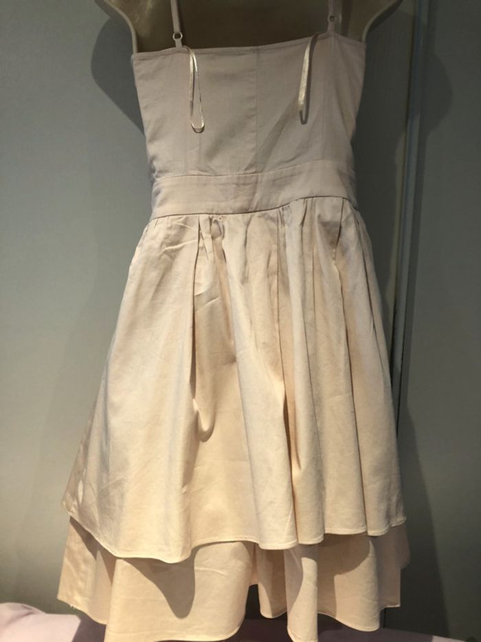 Robe rose poudré Naf-Naf taille 34 style vintage - photo numéro 8