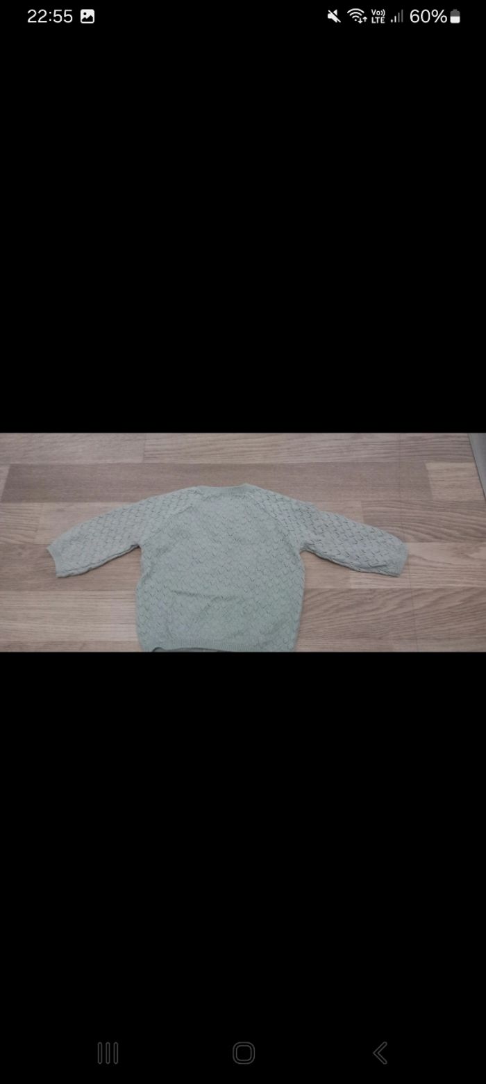 Gilet a manche longue avec boutons kiabi 3 mosi - photo numéro 3