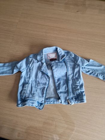 Veste en jean sirène 2 ans