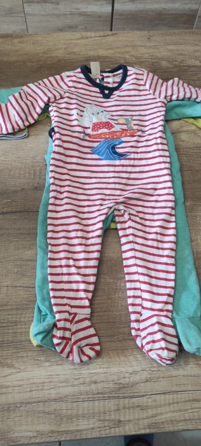 Lot de 3 pyjamas 12 mois