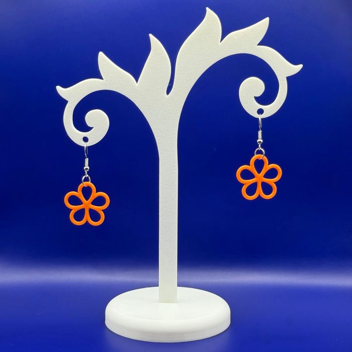 Boucles d’oreilles fleurs - photo numéro 3