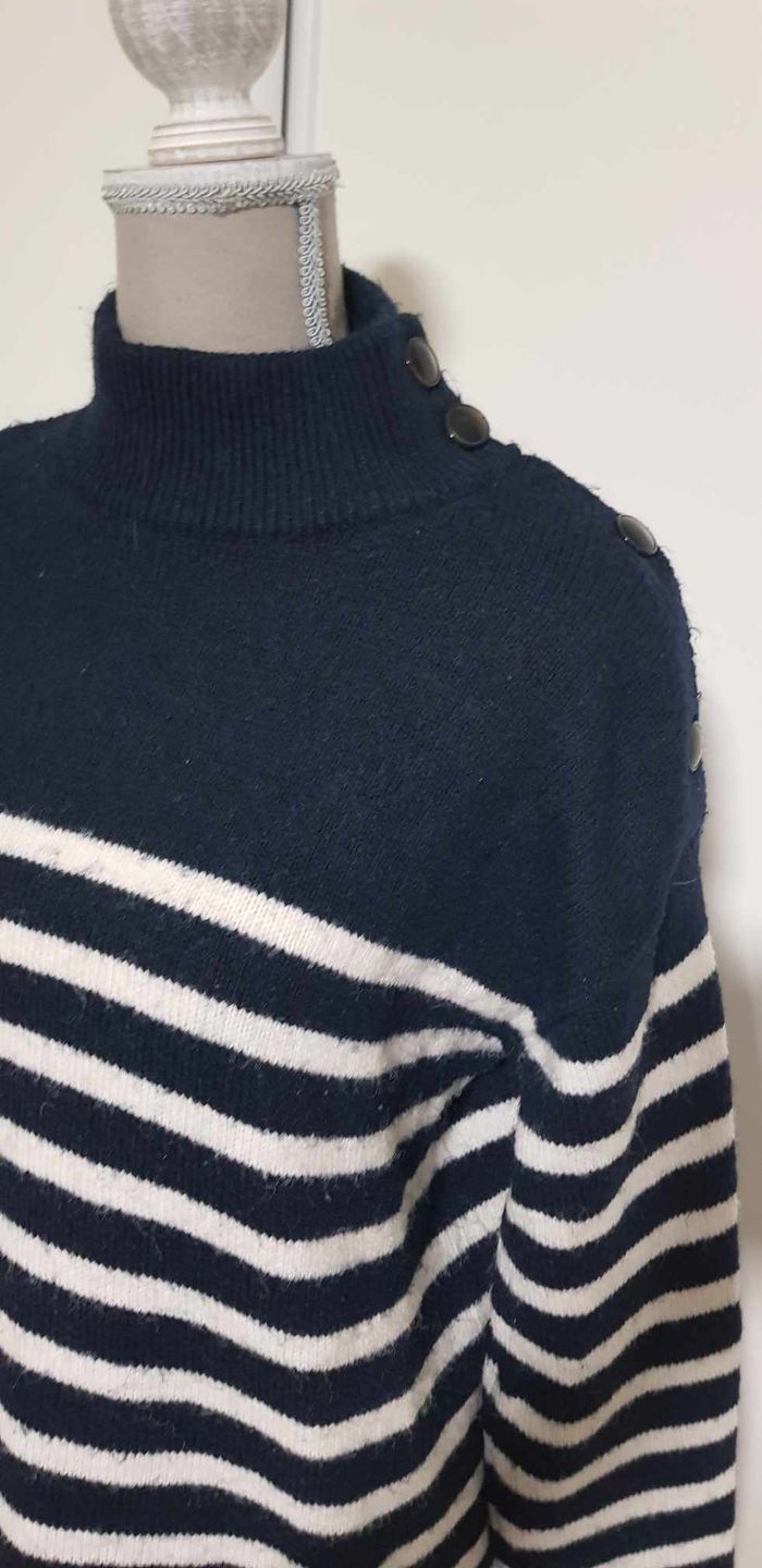 Robe pull marinière chaude - photo numéro 2