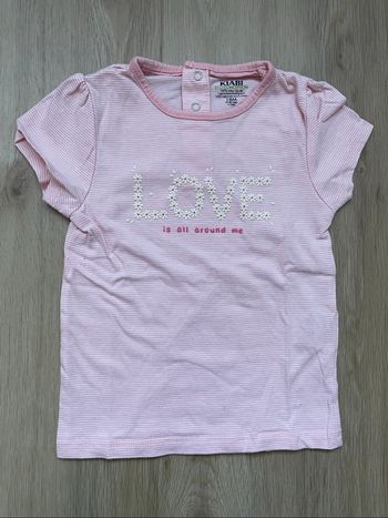 Tee shirt Kiabi rose 18 mois