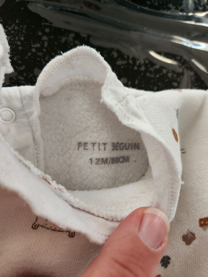 Pull/sweat Petit Béguin taille 12 mois - photo numéro 4