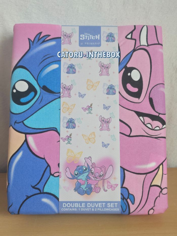 Parure de lit / Duvet Cover Set Disney Stitch & Angel 200x200cm