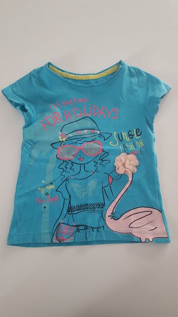 T shirt turquoise / TEX / 3 ans