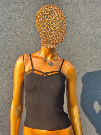 Débardeur Noir Femme
