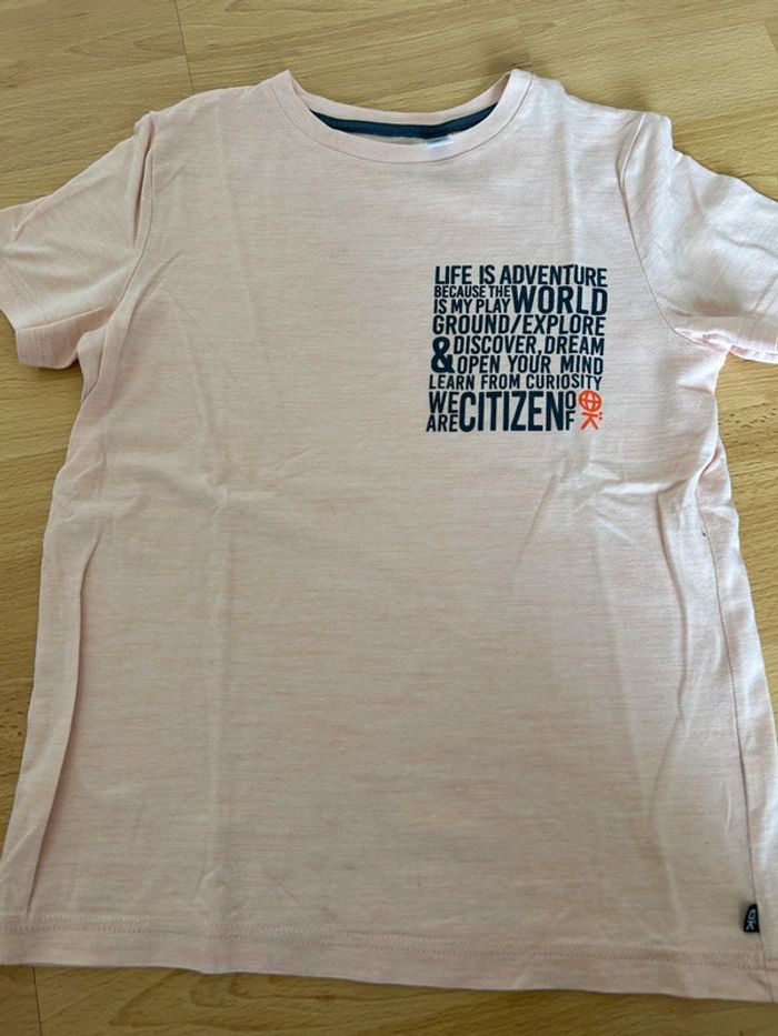 T-shirt corail 10 ans Okaïdi