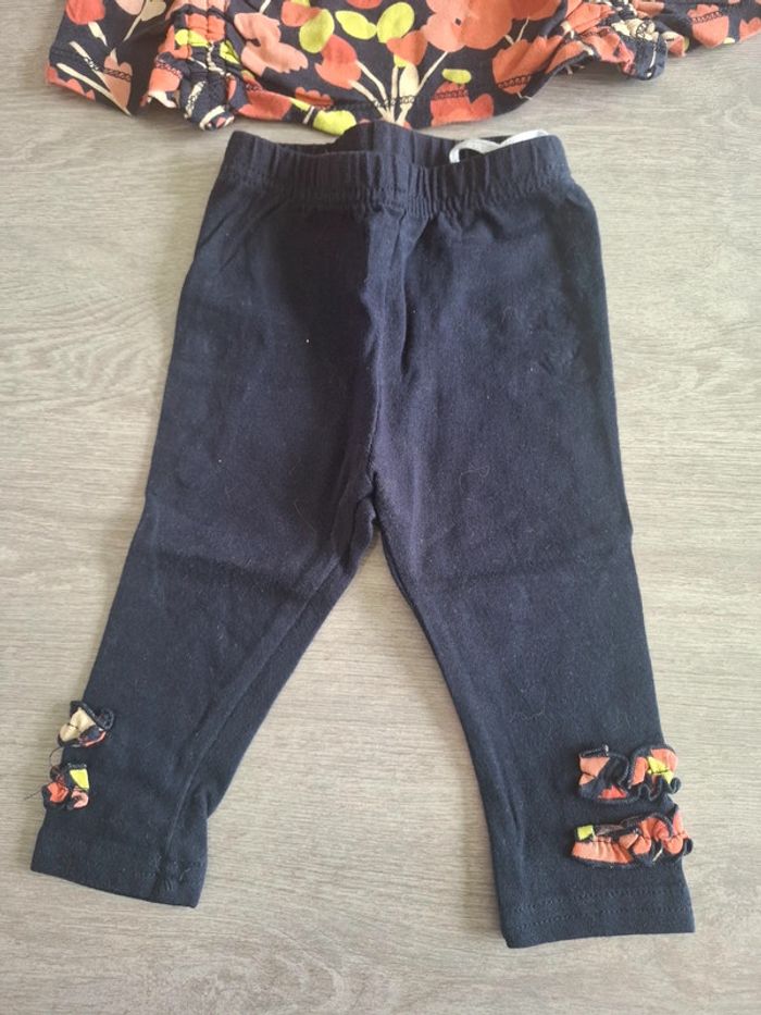 tunique et leggings 6 mois - photo numéro 3