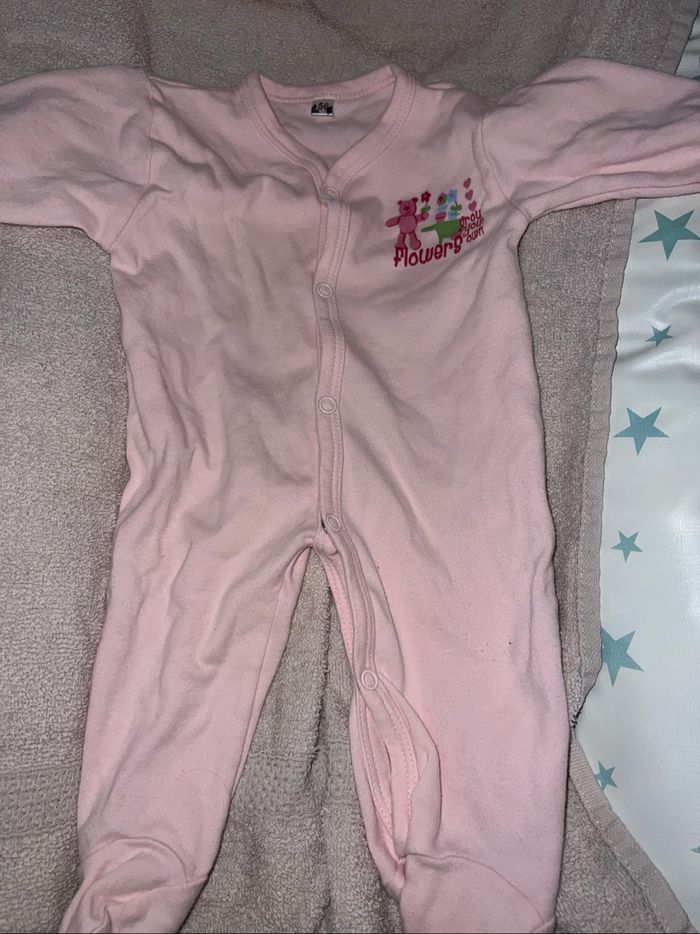 Lot de 7 pyjamas bébé fille 1 mois - photo numéro 7