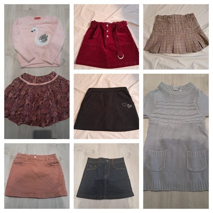 Lot de jupes, robes ensembles 6ans neuf