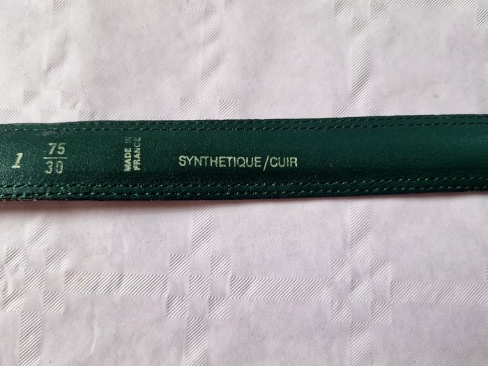 Ceinture en cuir Lacoste  , 85cm , mixte - photo numéro 7