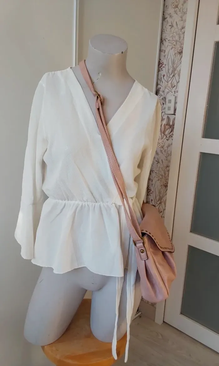 Sac rose bandoulière en parfait état, comme neuf 👍 - photo numéro 17