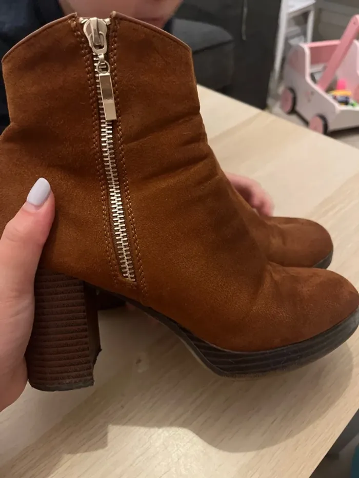 Paire bottines à talons Anna field taille 39 - photo numéro 8